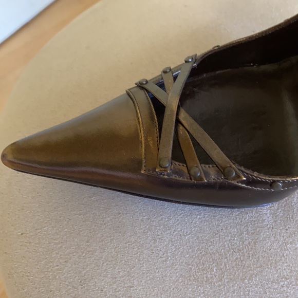 “Gunmetal” heels. Made in Italy. - Picture 6 of 12